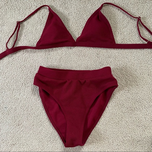 SHEIN Other - Burgundy bikini